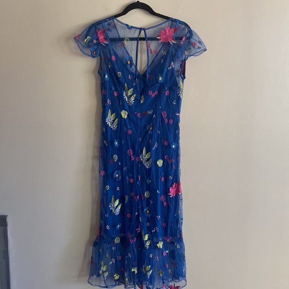 Tracy Reese X Anthro • embroidered Topaz dress - Picture 4 of 6